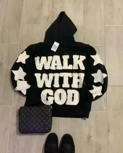 American Street Hip Hop Joker Fur Collar Zipper Hoodie Women Harajuku Y2K New Fashion Vintage Sweatshirt Unisex Punk Warm Hoodie