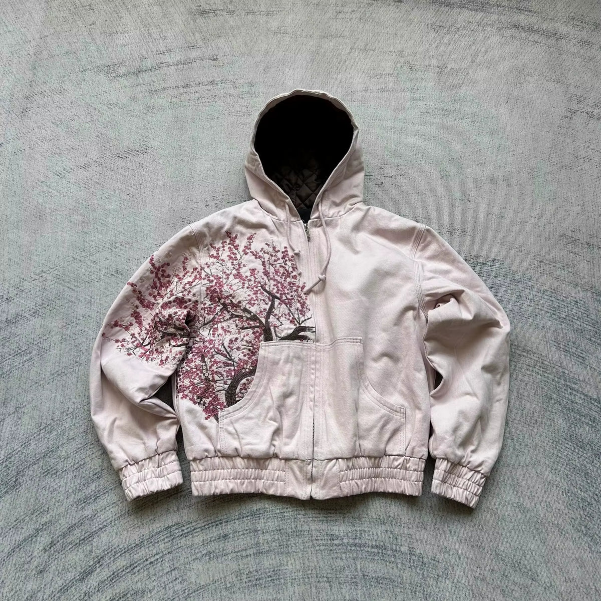 American Street Hip Hop Joker Fur Collar Zipper Hoodie Women Harajuku Y2K New Fashion Vintage Sweatshirt Unisex Punk Warm Hoodie