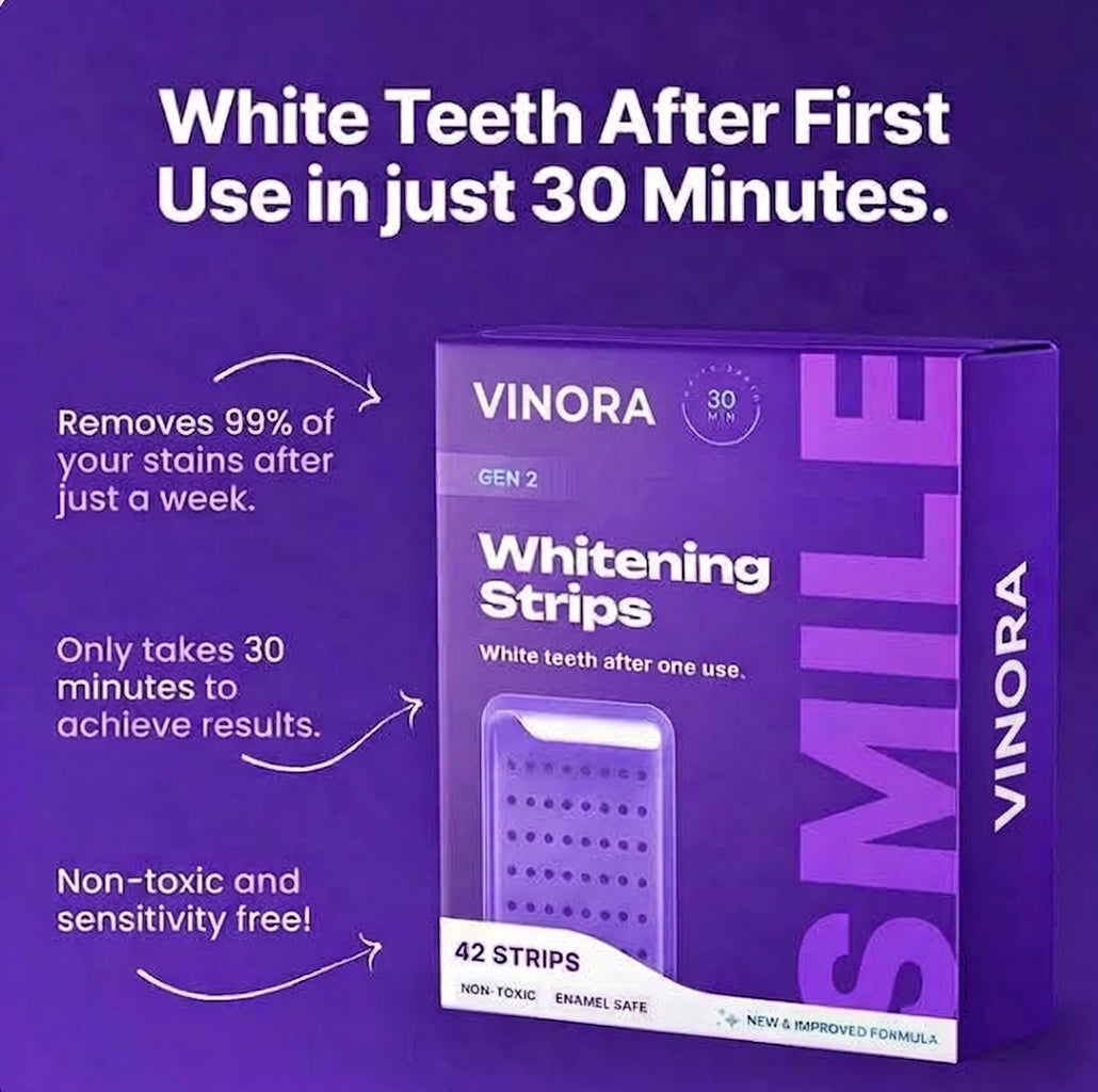 Vinora Purple Whitening Strips